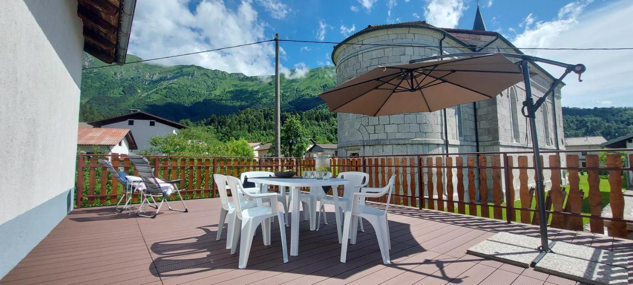 Apartma Pr' Ivani Miskorinovi Breginj Buitenkant foto