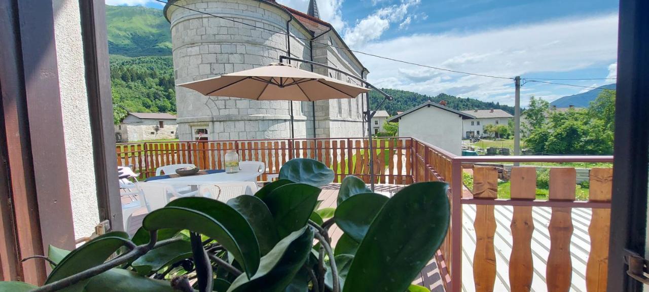 Apartma Pr' Ivani Miskorinovi Breginj Buitenkant foto